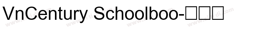 VnCentury Schoolboo字体转换